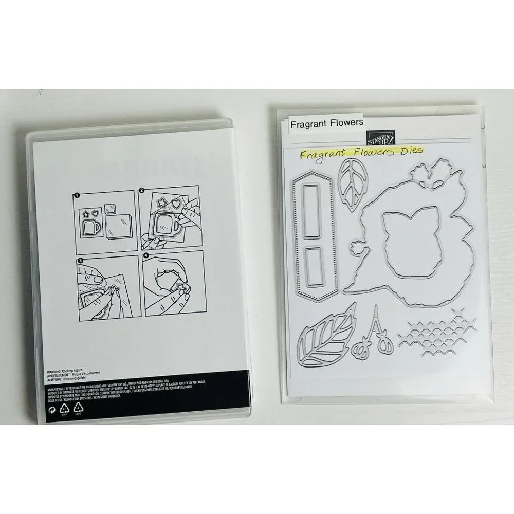 Stampin'Up!‎ FRAGRANT FLOWERS photopolymer stamp set+FRAGRANT FLOWERS Dies